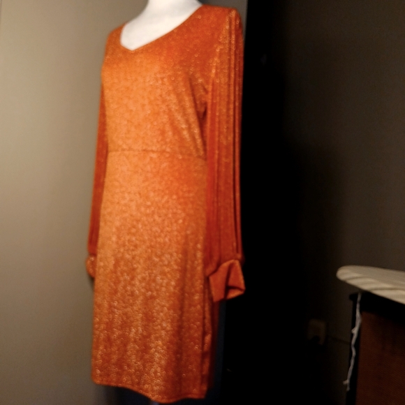 Woman's Warm Red Evening Party Dress XXL - Picture 5 of 7